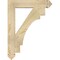 Ekena Millwork Merced Arts & Crafts Rough Sawn Bracket, Douglas Fir, 4"W x 24"D x 32"H BKT04X24X32MRC03RDF - alternate 4